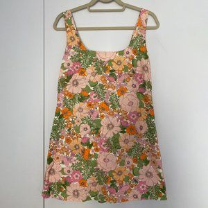 Mango Floral Print Romper